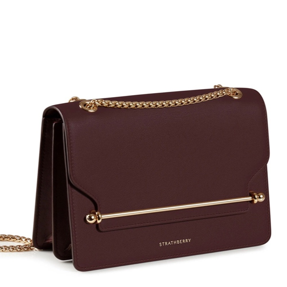 Strathberry Burgundy East/West